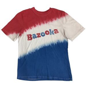 Bazooka Gum Joe Red White Blue T Shirt Girls Boys Youth  XL 14-16 Short Sleeve